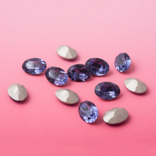 China Factory Supply Loose Crystal Oval