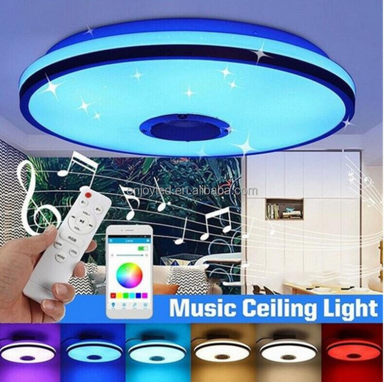 30 / 33cm intelligent BT music lamp app modern simple children's room study bedroom balcony led ceiling lamp