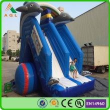 New dolphin inflatable bouncers sale/ water slides cheap/ water slides sale