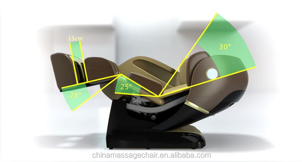 Newest 4D L-shape Stretch Massage Chair RK8900S