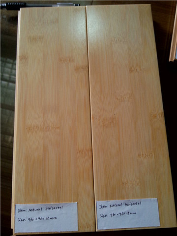 Natural horizontal Bamboo Floorings, Solid Floorings