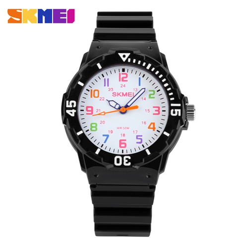 SKMEI 1043 Children LED Digital Sport Wristwatch Fashion Waterproof Stop Kid Watch