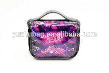 Wholesale alibaba patent pu customise makeup bag with handle
