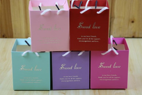 small paper gift bags