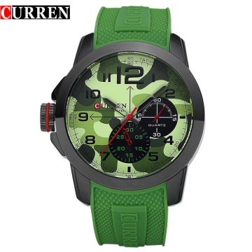 Military Sport Casual Rubber Band Men Watches