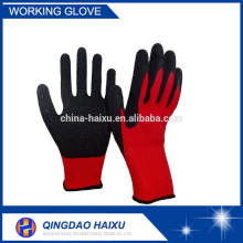 China supplier polyester liner latex gloves,construction gloves