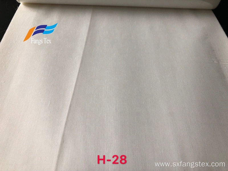 New White Plain Dyed Cheap Window Curtain Fabric