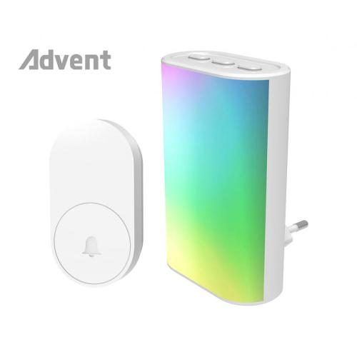 Colorful Light Kinetic Wirelss Doorbell