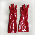 Forro de jersey rojo de pvc Coatd Glove .. 45cm