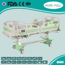 Electric hospital bed for intensive care