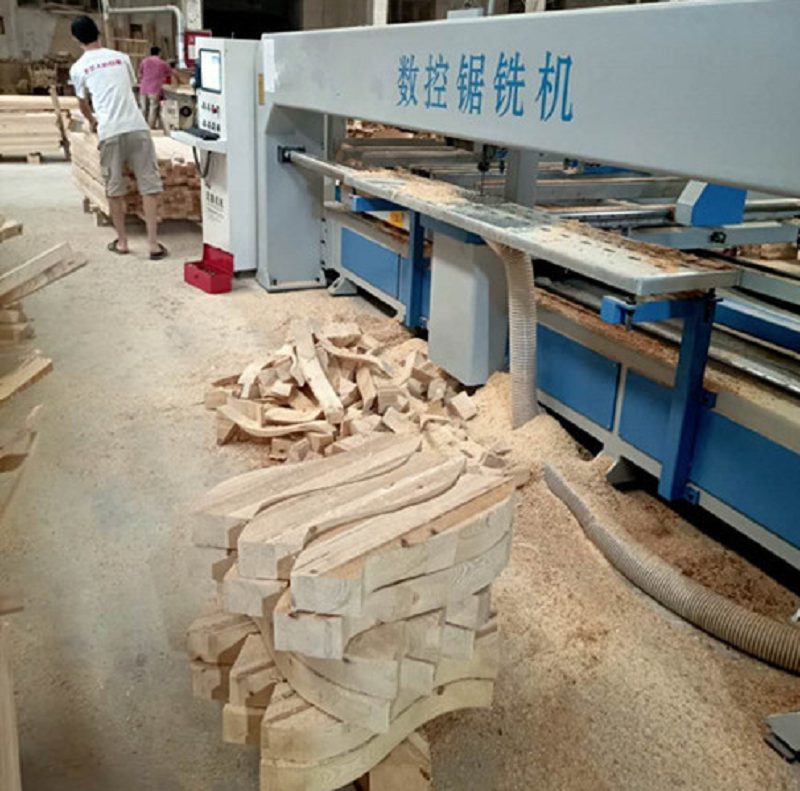 Cnc Solid Wood Special Shaped Sawing And Milling Machine
