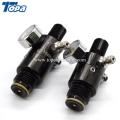 Scuba air pressure gas regulator co2 valve adaptor