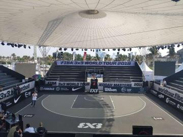 FIBA Approved Elastic material Flooring Basketball Tiles