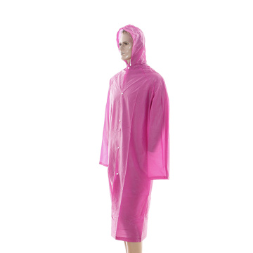 pembe uzun boy pvc riancoat