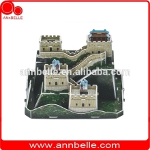 3d educational puzzle toy 3d puzzle the Great Wall (China)