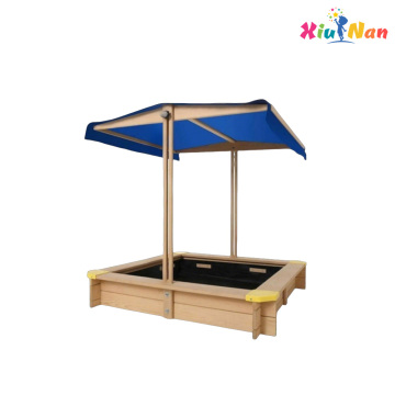 Sun Shelter Sandbox with Protective Cover