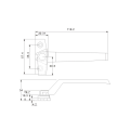 Aluminium Casement  Window Handle