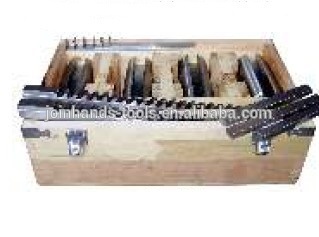 Keyway Broaches Sets with Wooden Box. Model No.80