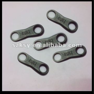 custom logo metal zipper pull