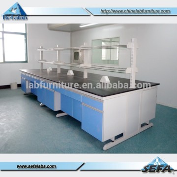 physics lab furniture/C-frame steel wood working bench/chemistry laboratory bench