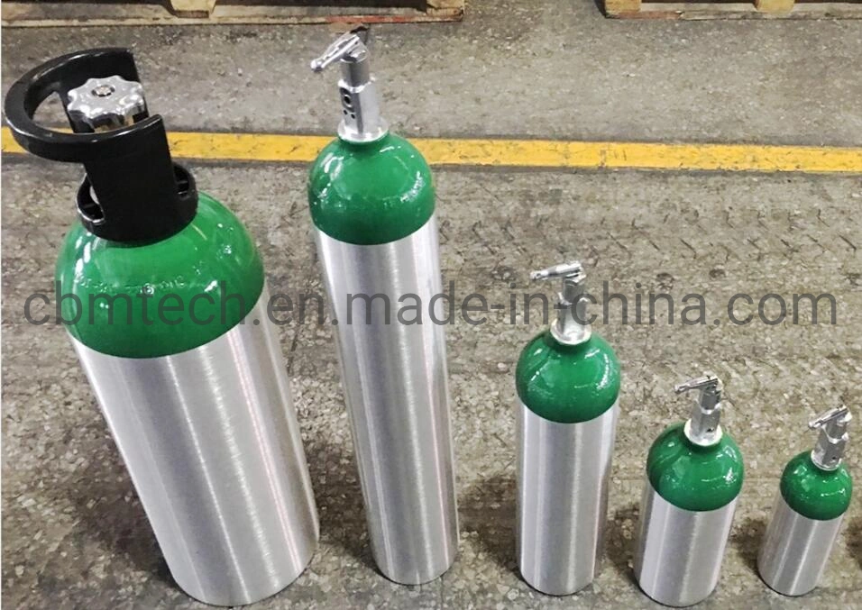 Portable Pin Index Aluminum Oxygen Cylinders