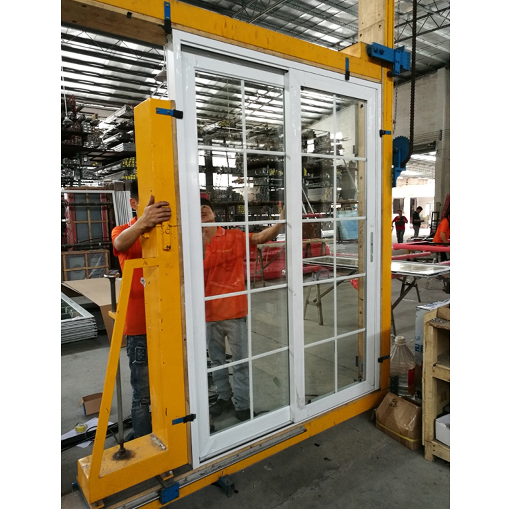 European residential high quality 3 tracks double glazing aluminium sliding door banquet hall door