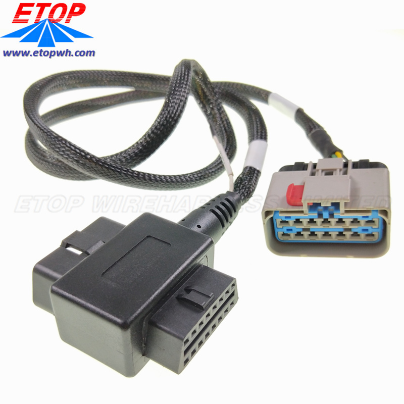 J1962 OBD2 ಕವರ್ಟರ್ ಕೇಬಲ್ ಜೊತೆ APEX 2.8MM ಕನೆಕ್ಟರ್