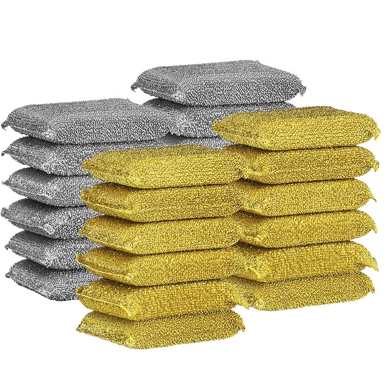 Kitchen Cleaning Non-scratch Colorful Sponge Scrubber Pad