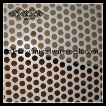 aluminum perforated metal screen sheet/round hole perforated metal mesh