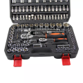 Produk teratas 108pcs kit Soket Pembaikan Kereta Set Alat Tangan Sets Gabungan Socket Wrench Set dengan Kotak Alat Plastik