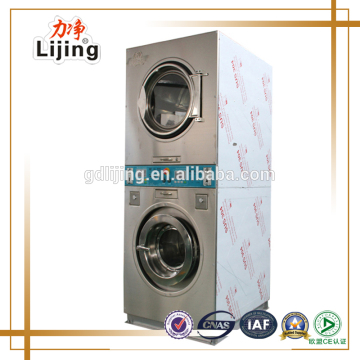 Coin operated laundry machine, card operated washing machine, coin operated stack washer dryer