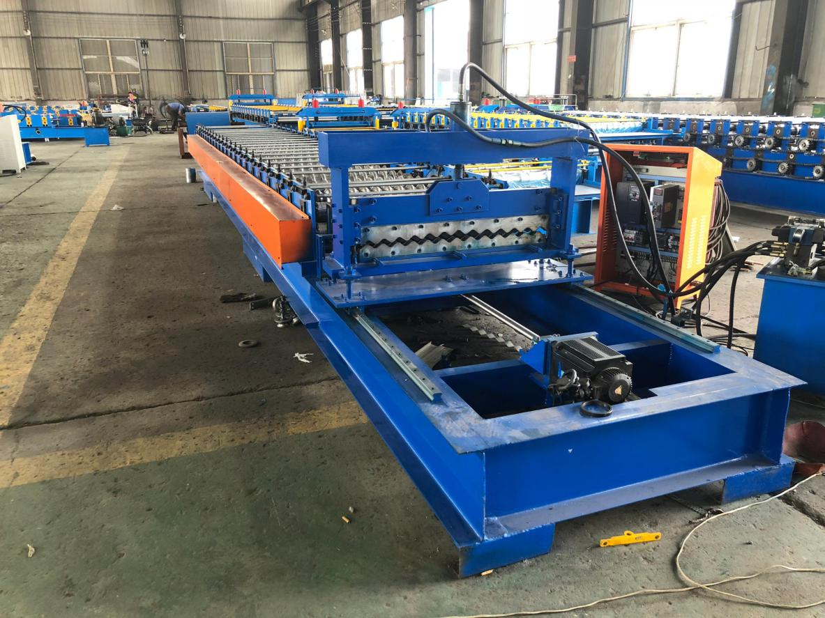 Cold Steel Corrugated Iron Sheet Roofing Tile Making Roll Forming Machine