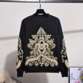 Baju sulaman fesyen baru musim luruh Beaded Knit