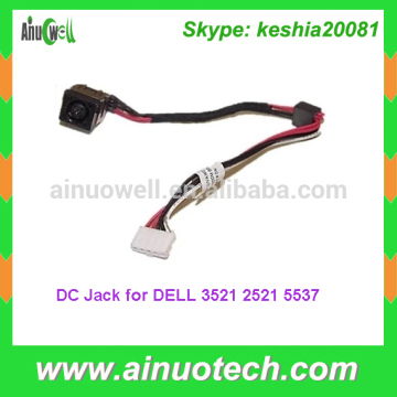 Laptop DC Jack for DELL 3521 2521 5537 Power Jack with cable