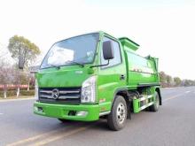 Rear tank kitchen Barreled garbage collection truck