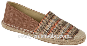 china popular canvas shoes pretty jute sole shoes Flat anti-slip espadrillesshoes