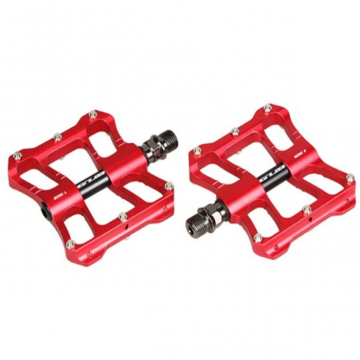 Pedal Basikal Gunung Anodized Merah Permintaan Tinggi