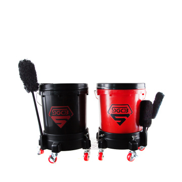 SGCB car wash bucket with grit guard