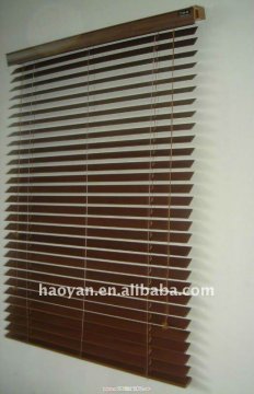 H-Y high quality rolling pattern wooden venetian blind