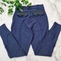 Marinblå andningsbar silikon ridning av leggings för pojkar