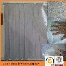 Polyester Lace Curtains With Lining In Taffeta