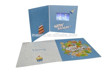 Birtheday gift Gift card video greeting card