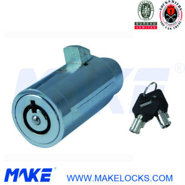 Tubular arcade gaming machine lock