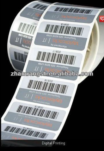 BOPP printable price labels