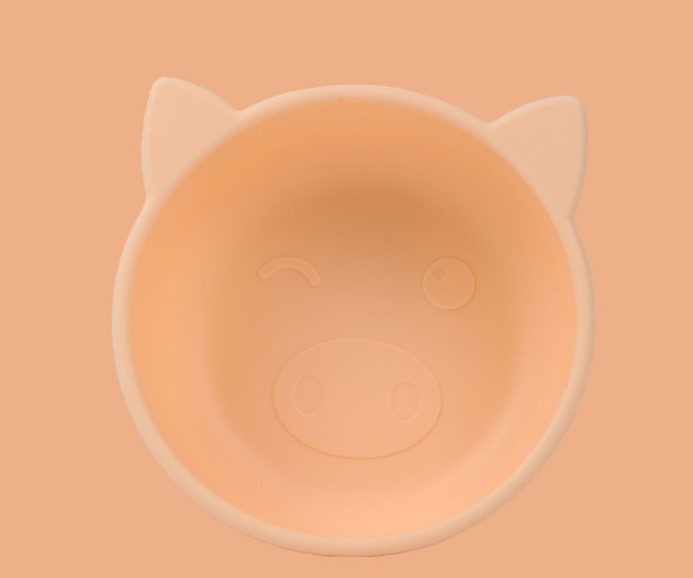 Silicone Pig Shaped Baby Bowls