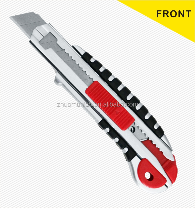 Υψηλής ποιότητας Sharp 18mm Blade Cutter Knife Safety Knife με 5 τμχ SK5 Blade OEM Support