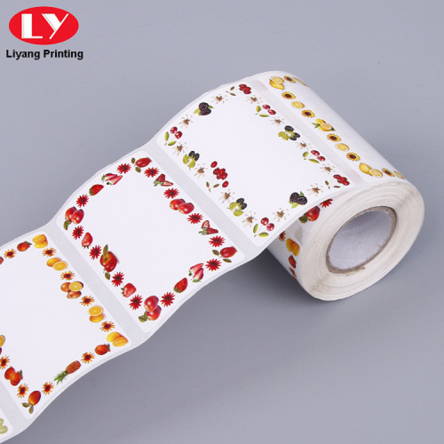 Custom Self Adhesive Stickers Vinyl Sticker Roll Sheet