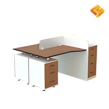Double office desk in the company