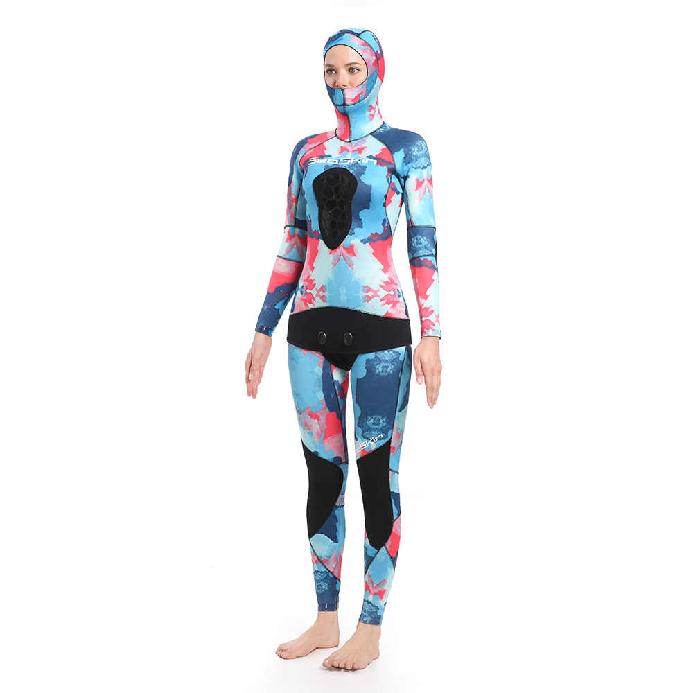 Seaskin Super Stretch Camouflage Spearfishing Wetsuits