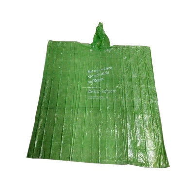 Biodegradasi pati jagung PLA Rain Poncho